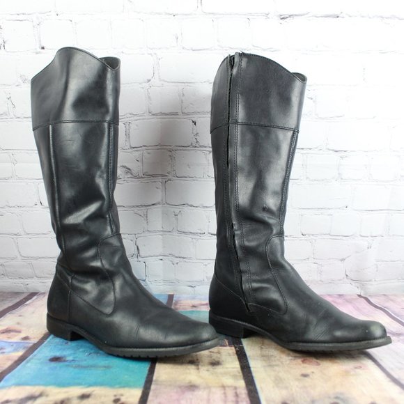 LL BEAN Side Zip Deerfield Tall Riding Boot Size 7 - Picture 2 of 10